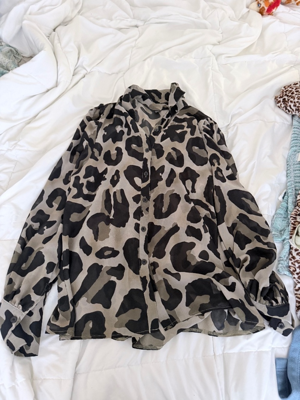 Leopard Print Blouse
